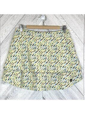 Footjoy Golf Skirt Skort Womens Size Medium Pull On Geometric Print Stretch
